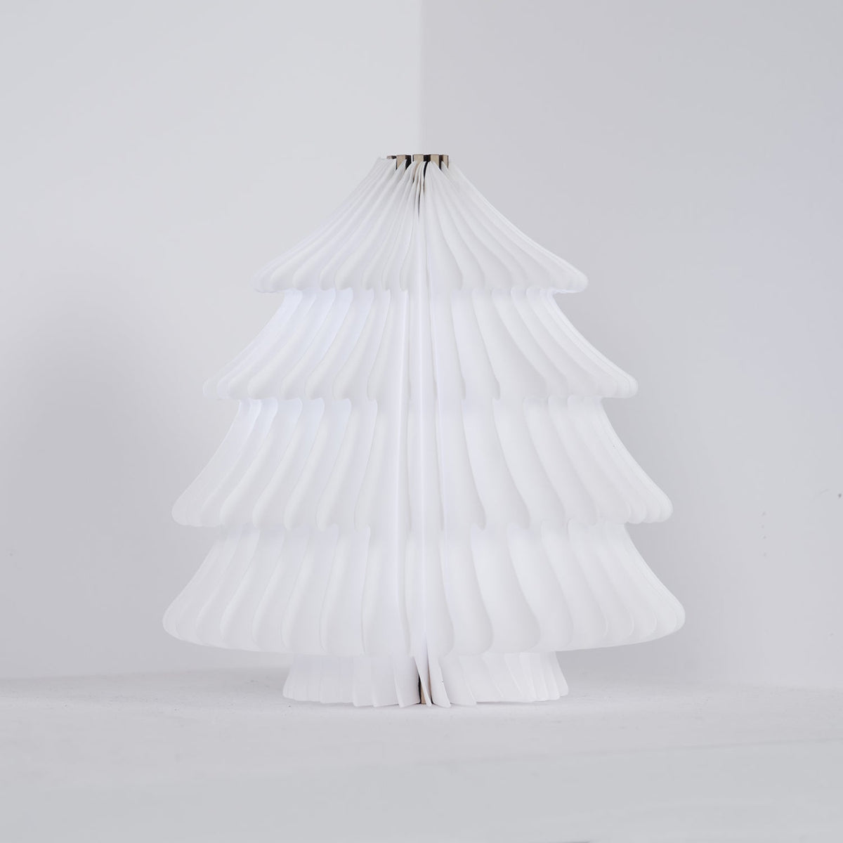 Sammenklappelig juletræs-bordlampe