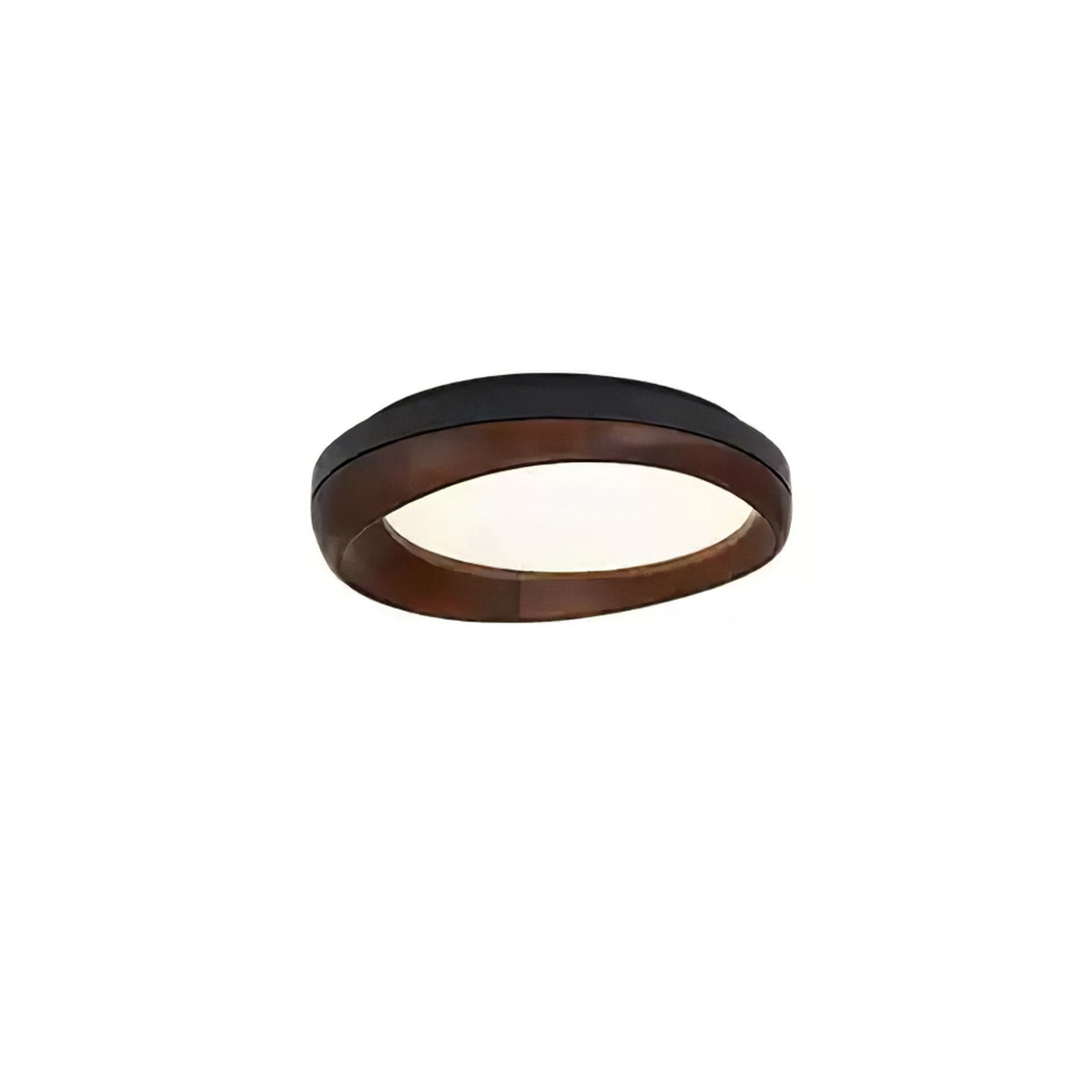 Eurtheara organisk loftslampe i træ og glas