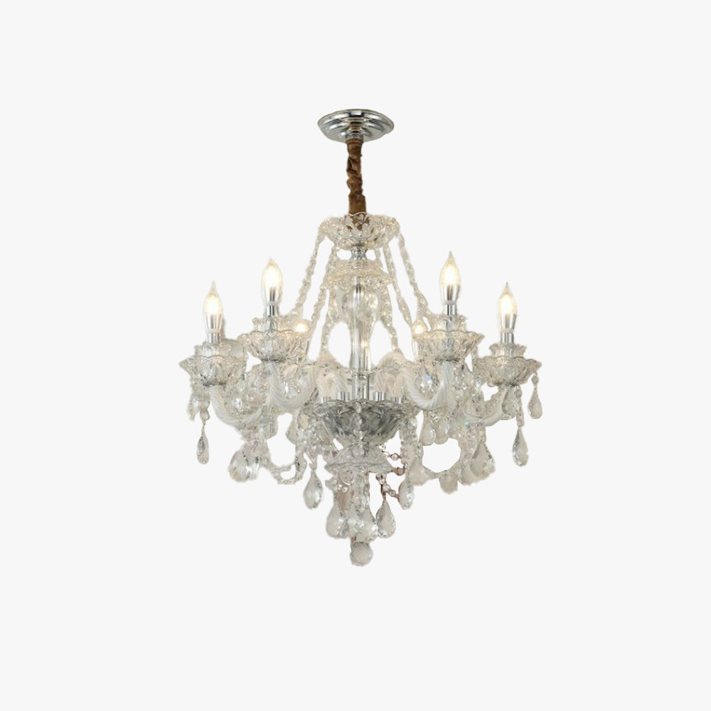 Silva Chandelier French Crystal Living Room Dining Room