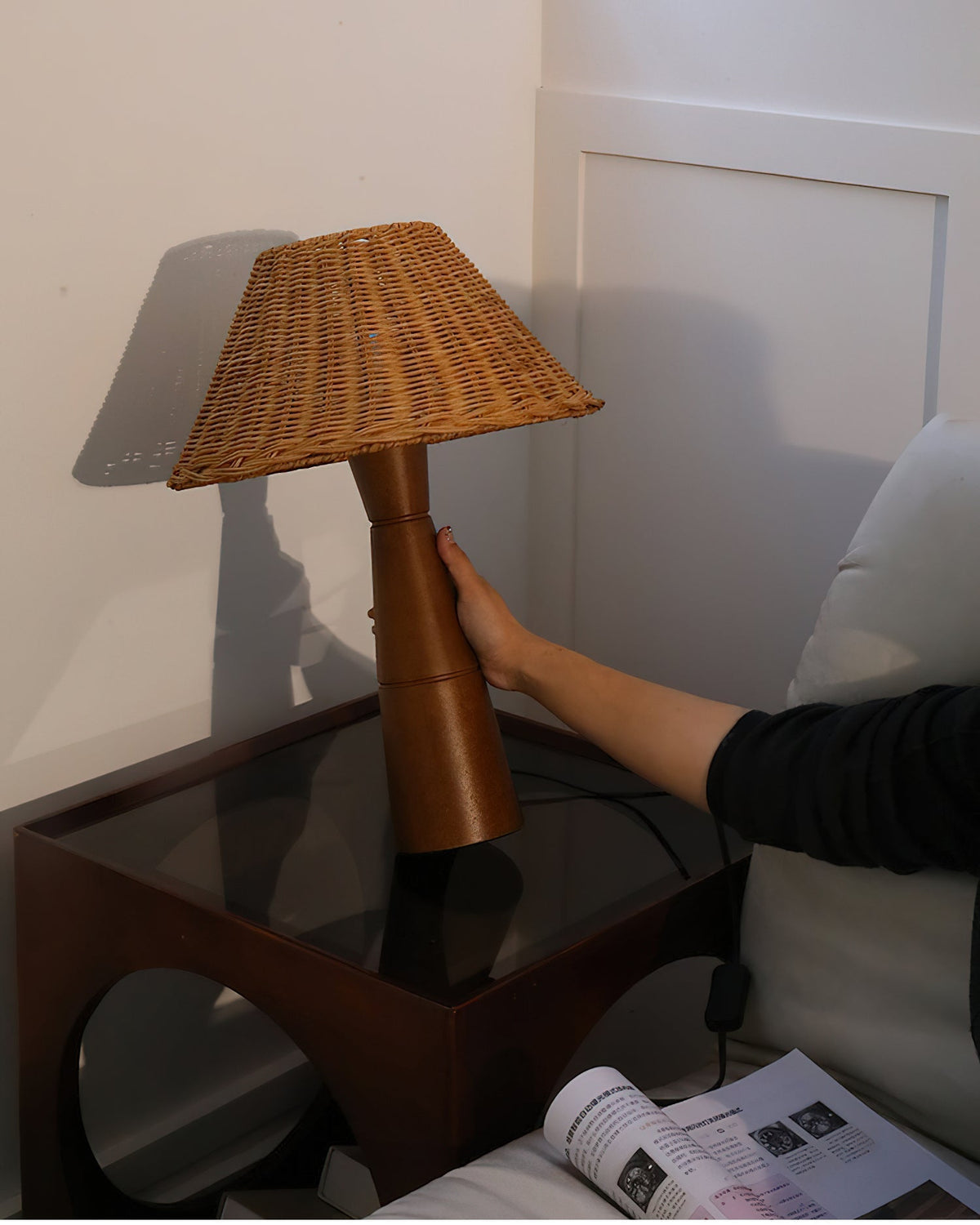 Orelanelle-bordlampe