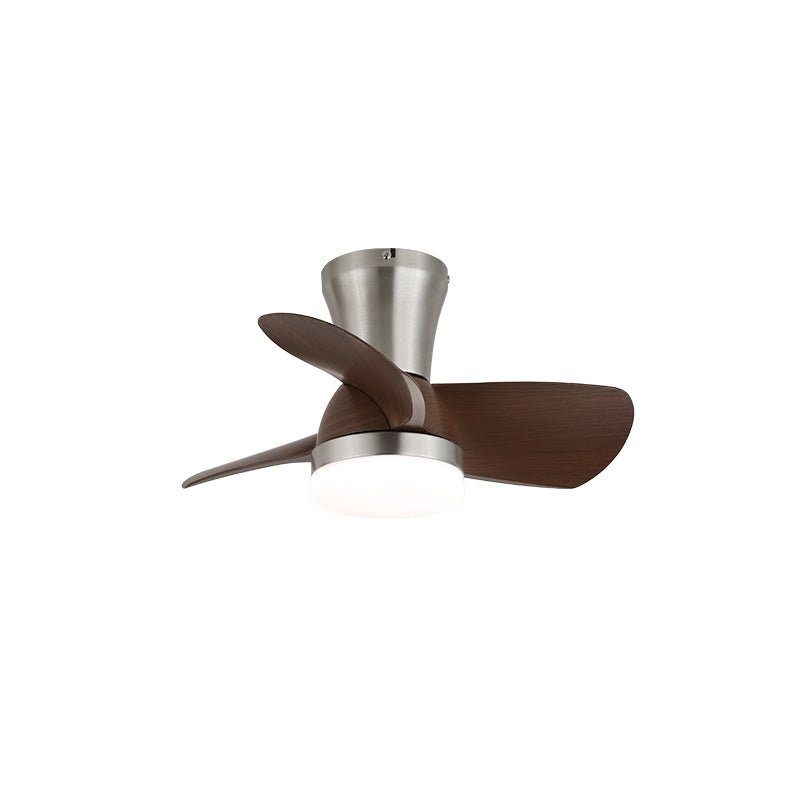 Luvora minimalistisk loftventilator med lys og træ