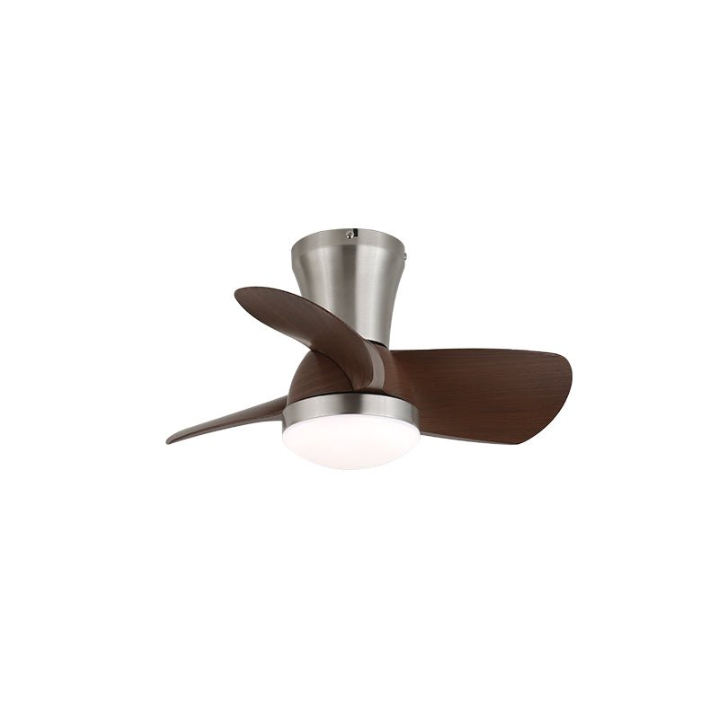 Luvora minimalistisk loftventilator med lys og træ