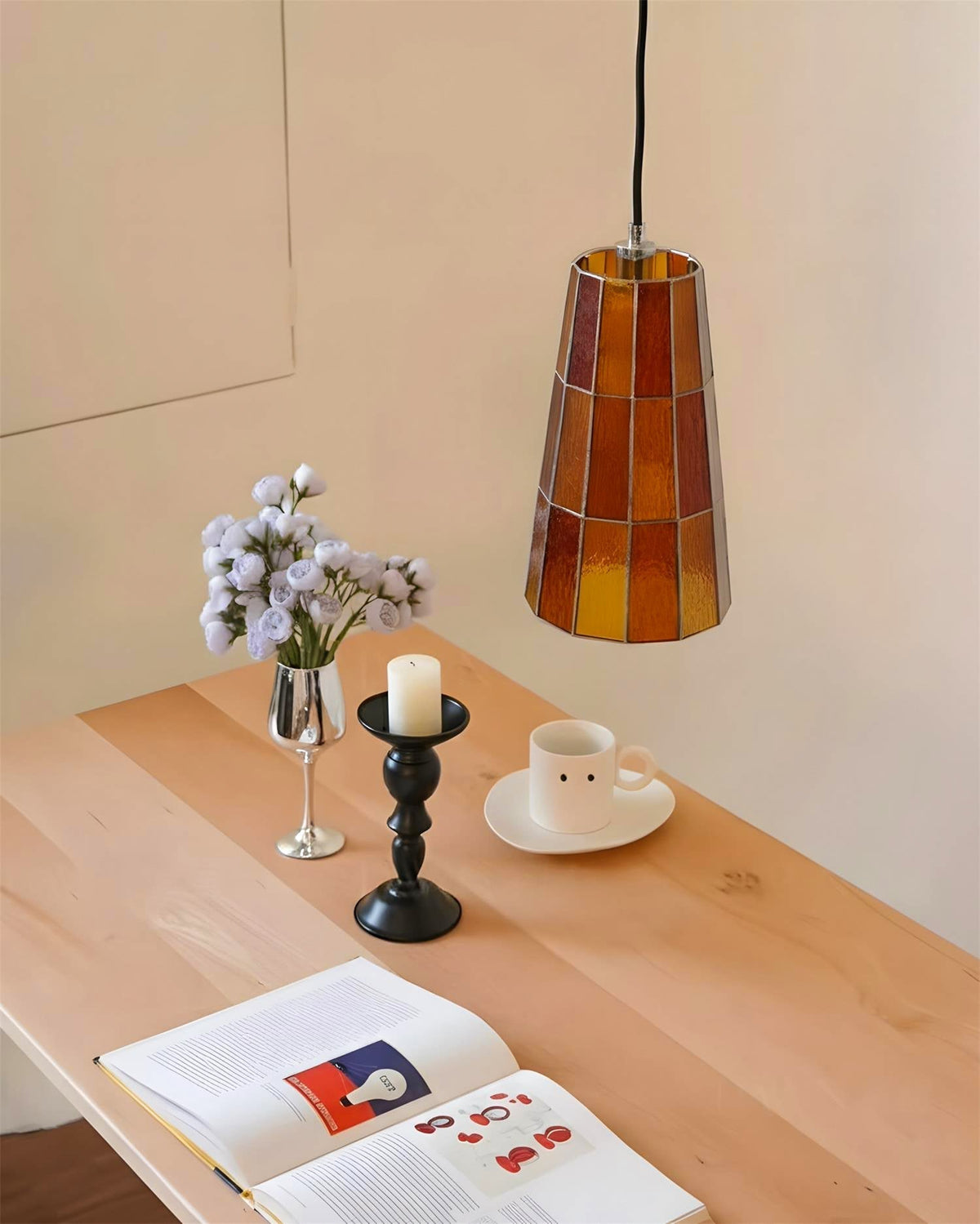 Lanviro pendellampa i glas