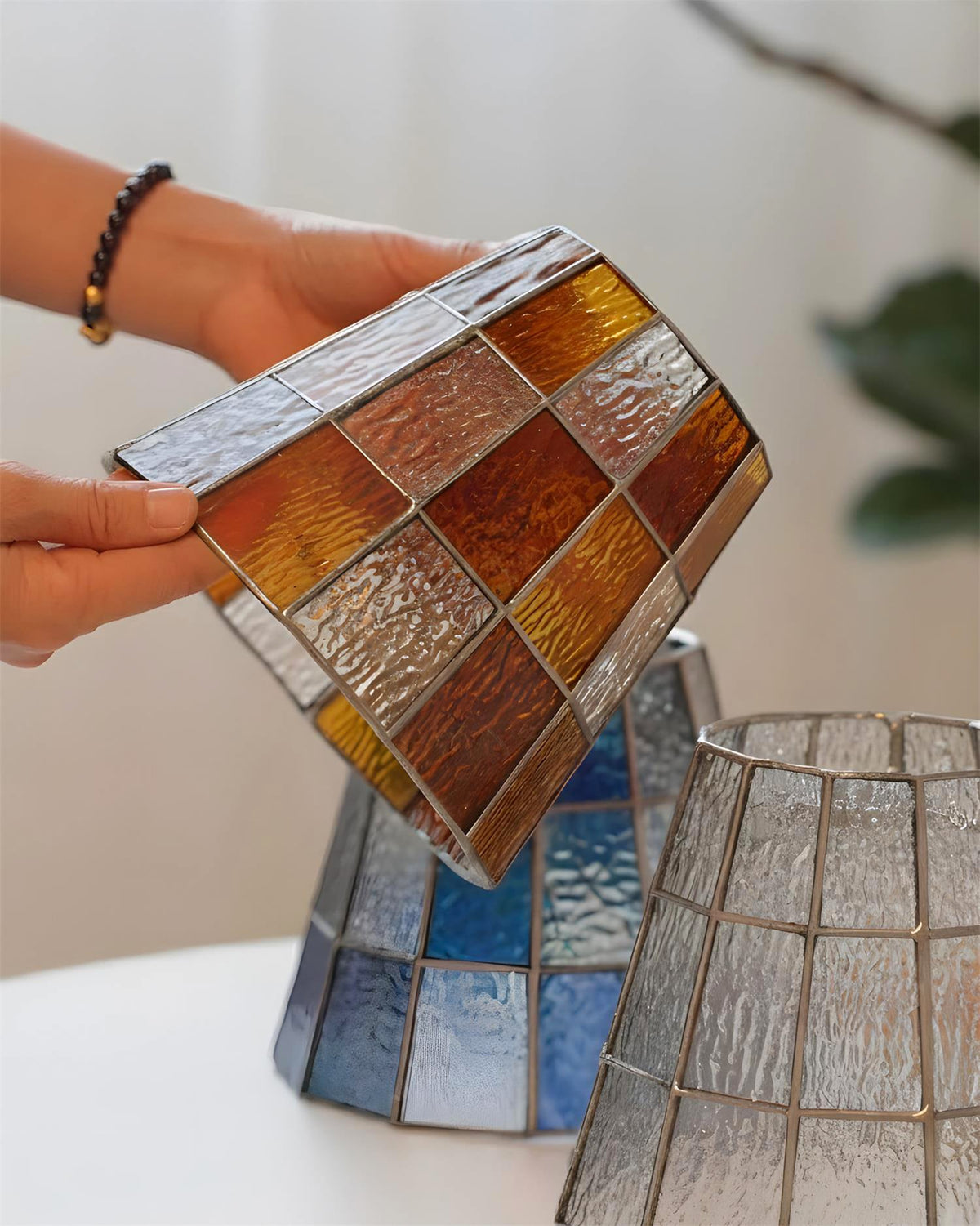 Lanviro pendellampa i glas