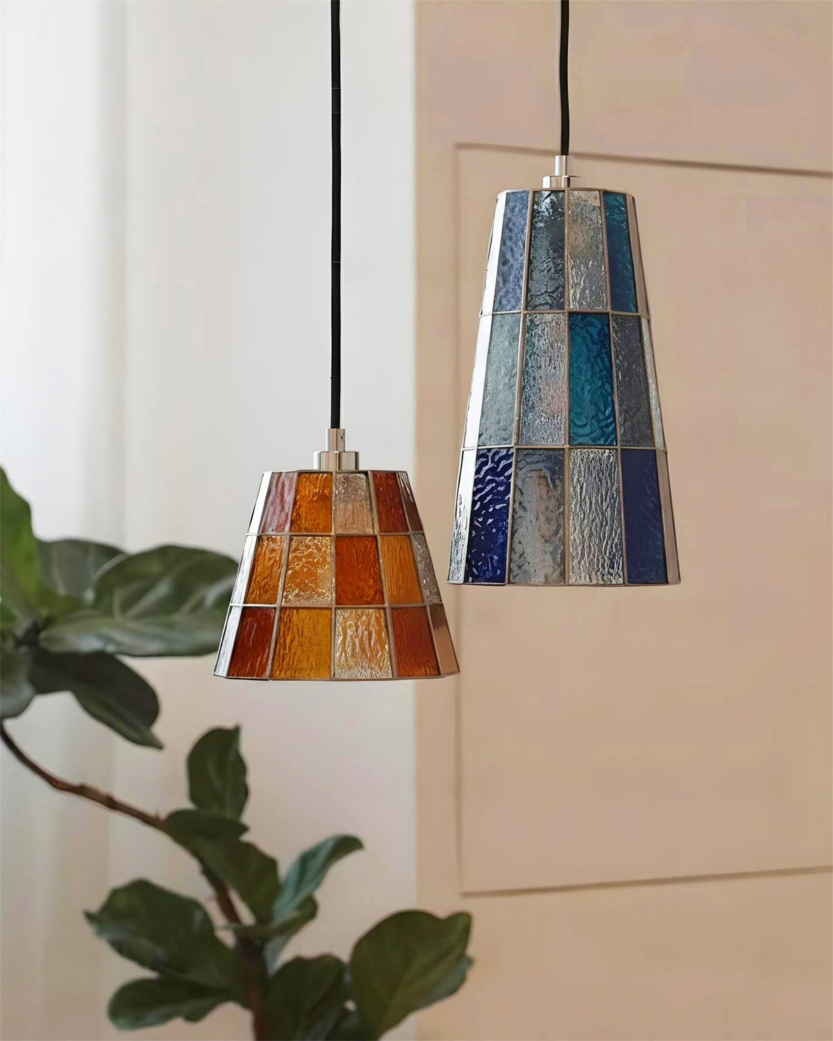 Lanviro pendellampa i glas
