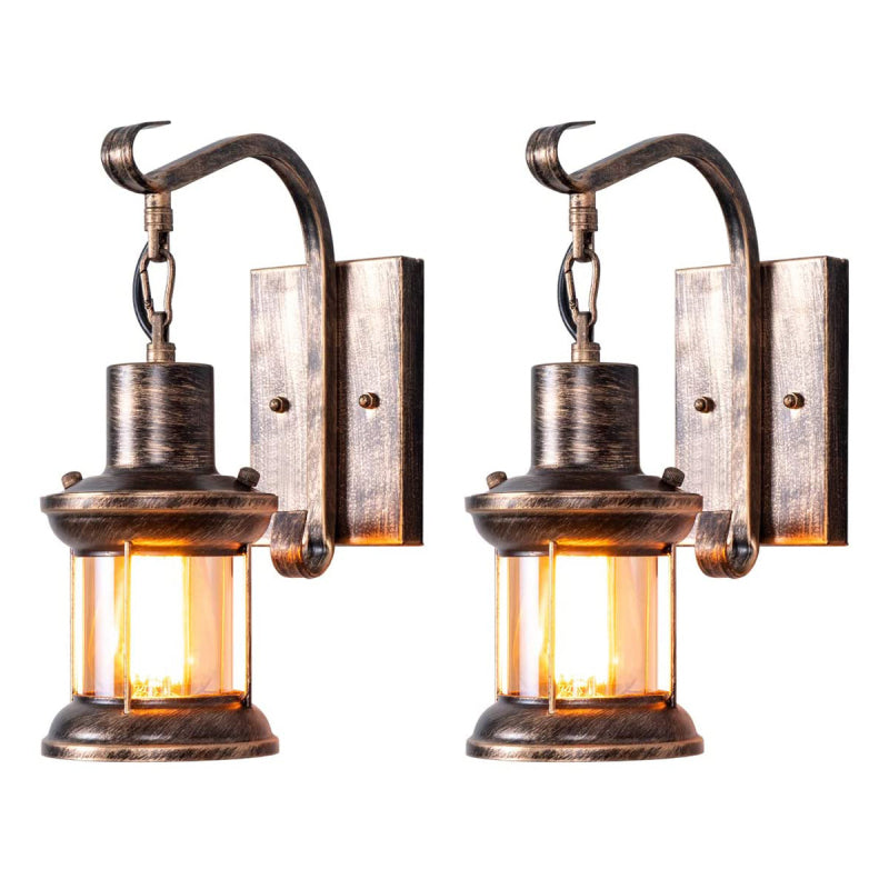 Candeeiro de parede Caldena, estilo industrial, interior retro