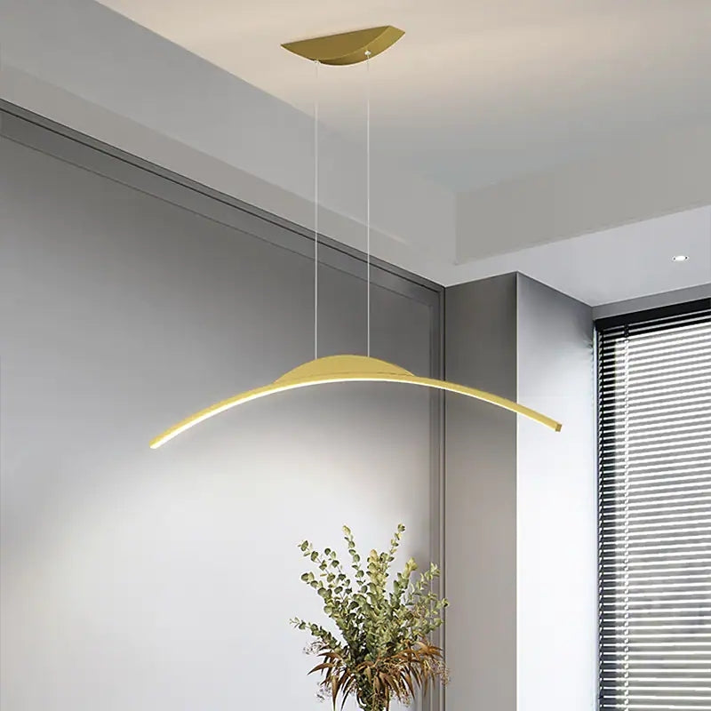 Xeli Minimalist Linear Remote Control Pendant Light