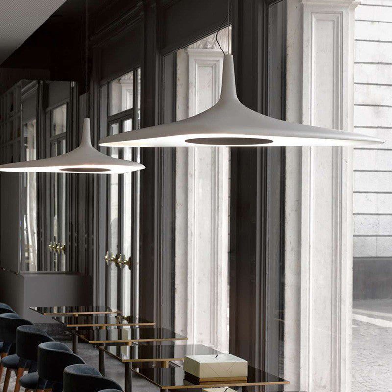 Arisha Modern Minimalist ResinCreative Pendant Light, Black/White