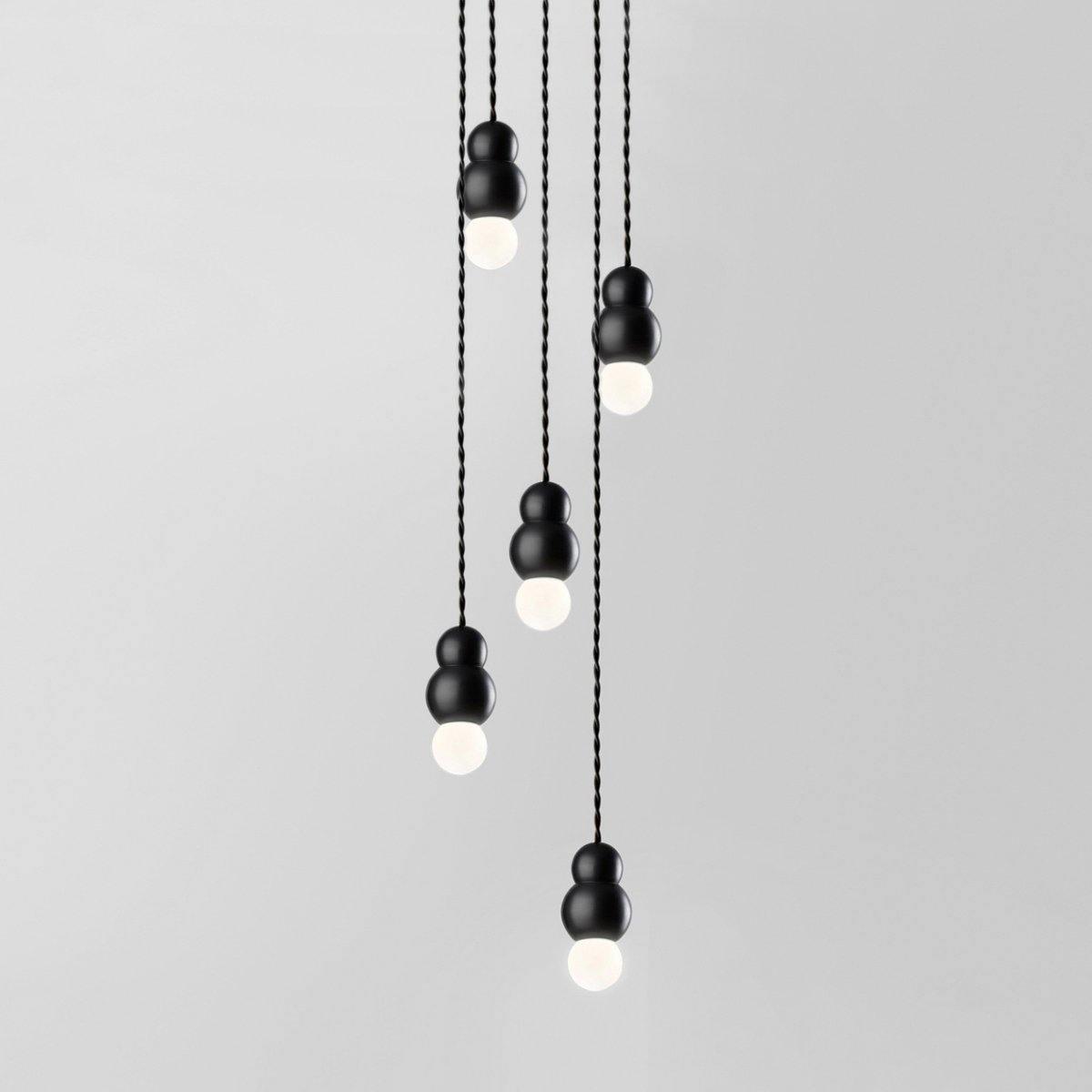 Moderne glaspendellampe Bubbly
