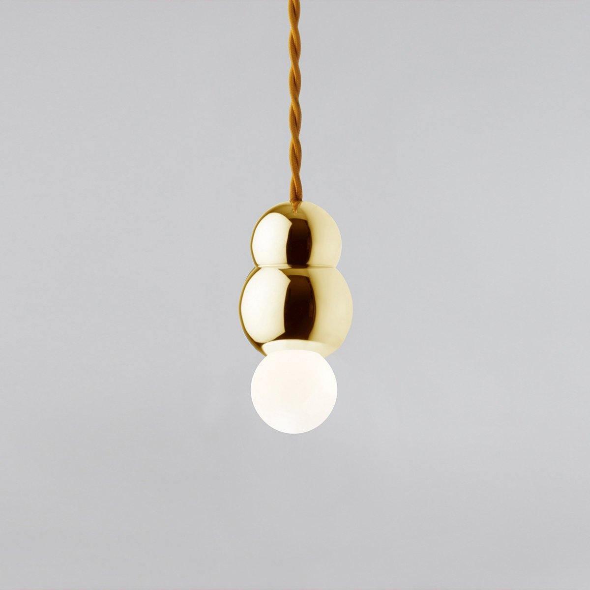 Moderne glaspendellampe Bubbly