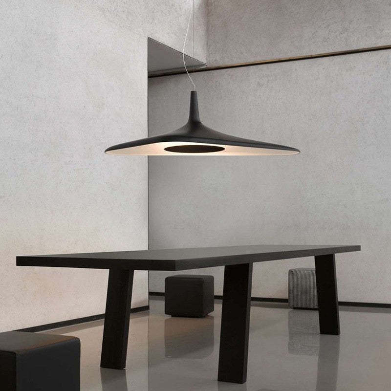 Arisha Modern Minimalist ResinCreative Pendant Light, Black/White