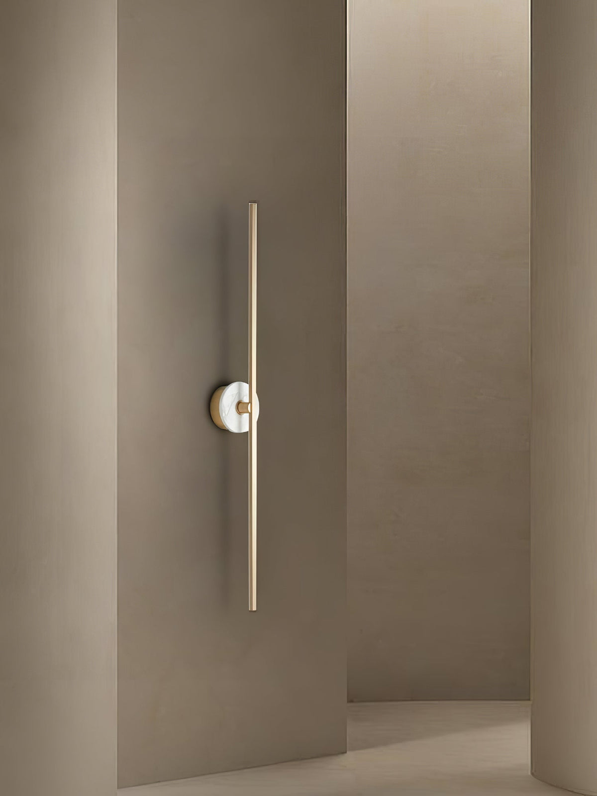 Candeeiro de parede linear em alabastro Albivine