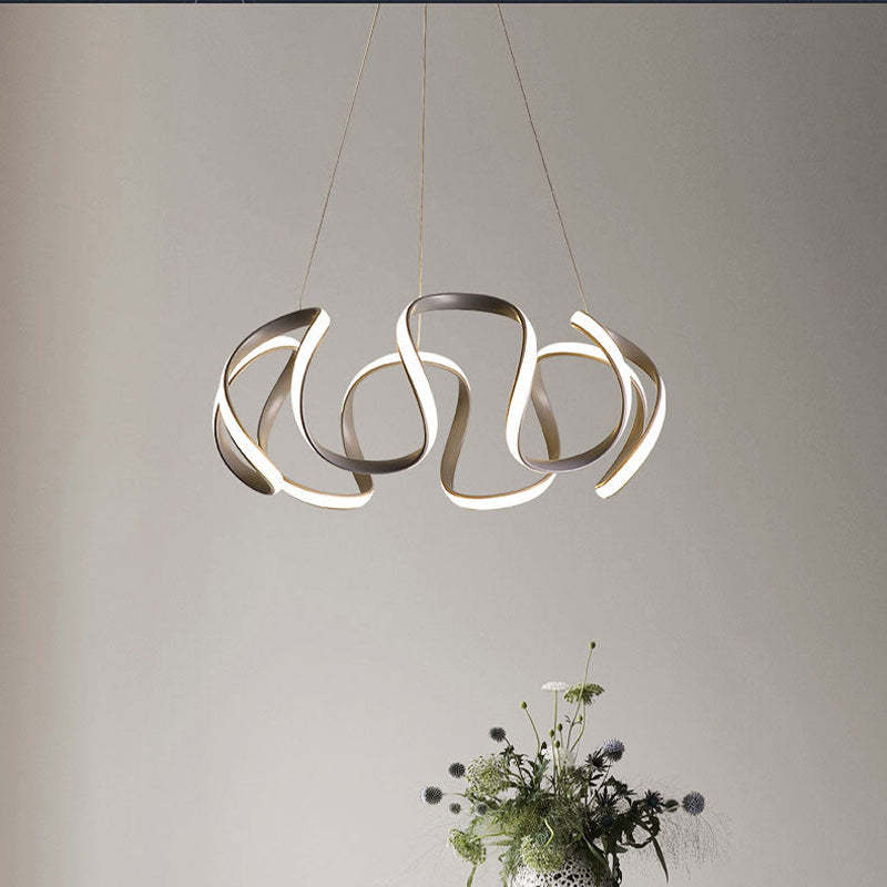 Evren Modern Irregular Flower Pendant Light, 3 Colors