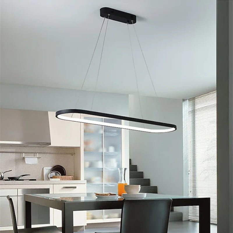 Avenor Minimalist Oval Interior Hanging Pendant Light