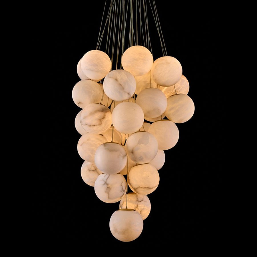 Candeeiro suspenso Gaia em alabastro