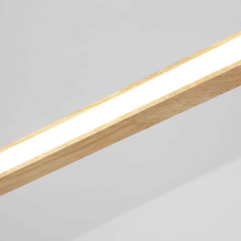 Lyraen Contemporary Oval Wooden Pendant Light