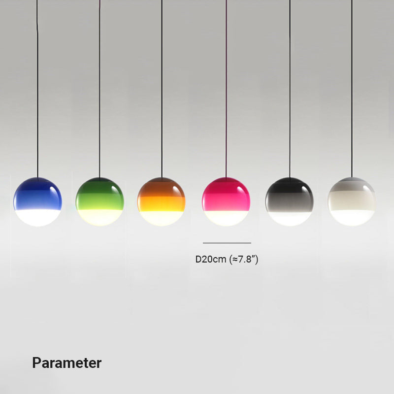 Cirel Pendant Light Colorful Glass