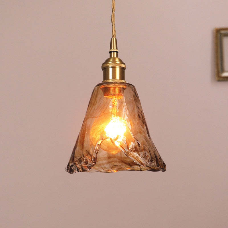 Evin Pendant Light Glass&Brass