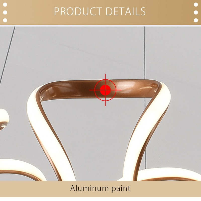 Evren Modern Irregular Flower Pendant Light, 3 Colors