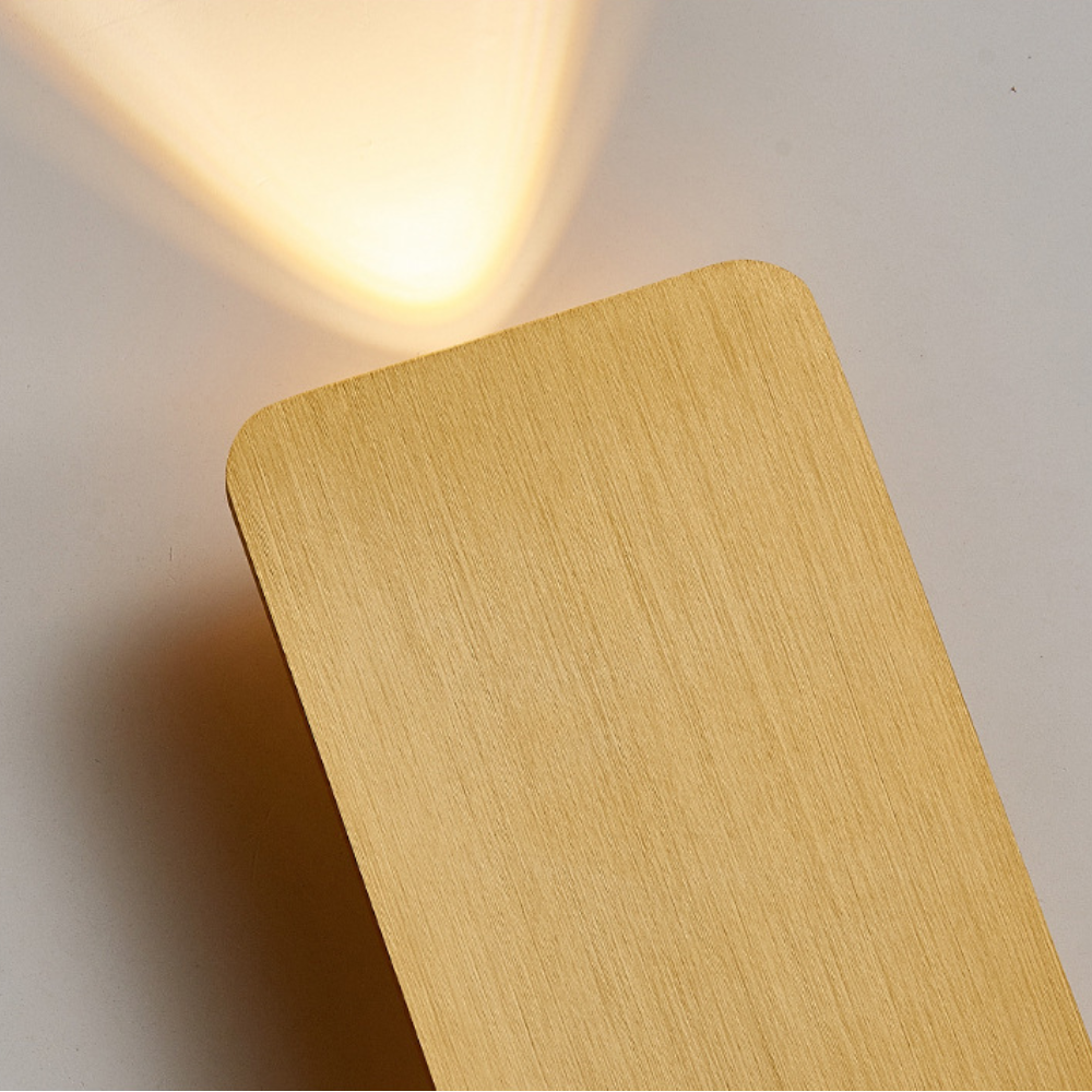 Candeeiro de parede Norelin, retangular minimalista para interiores