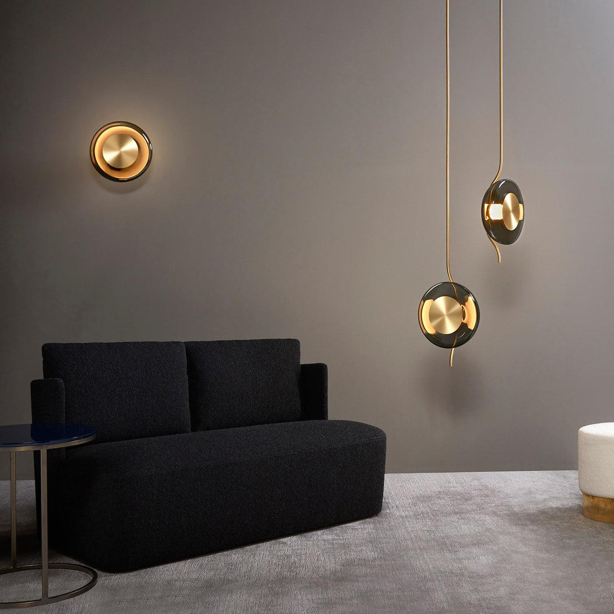 Umirus moderne minimalistisk pendellampe i glas
