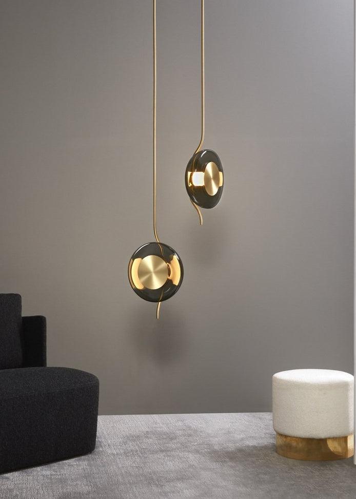 Umirus moderne minimalistisk pendellampe i glas
