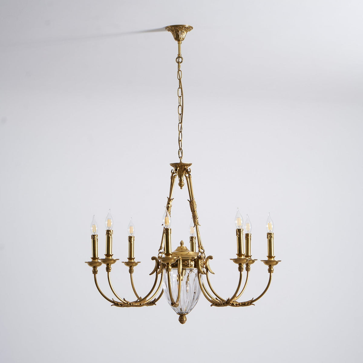 Candelabro de latão Valerix