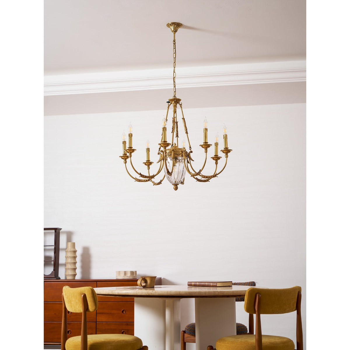 Candelabro de latão Valerix