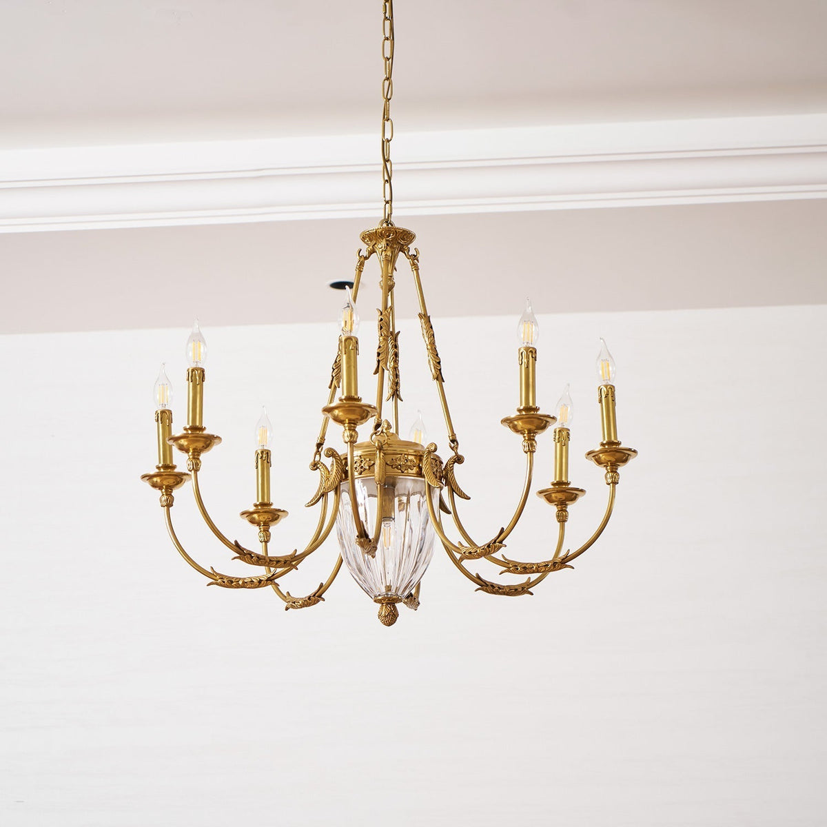 Candelabro de latão Valerix