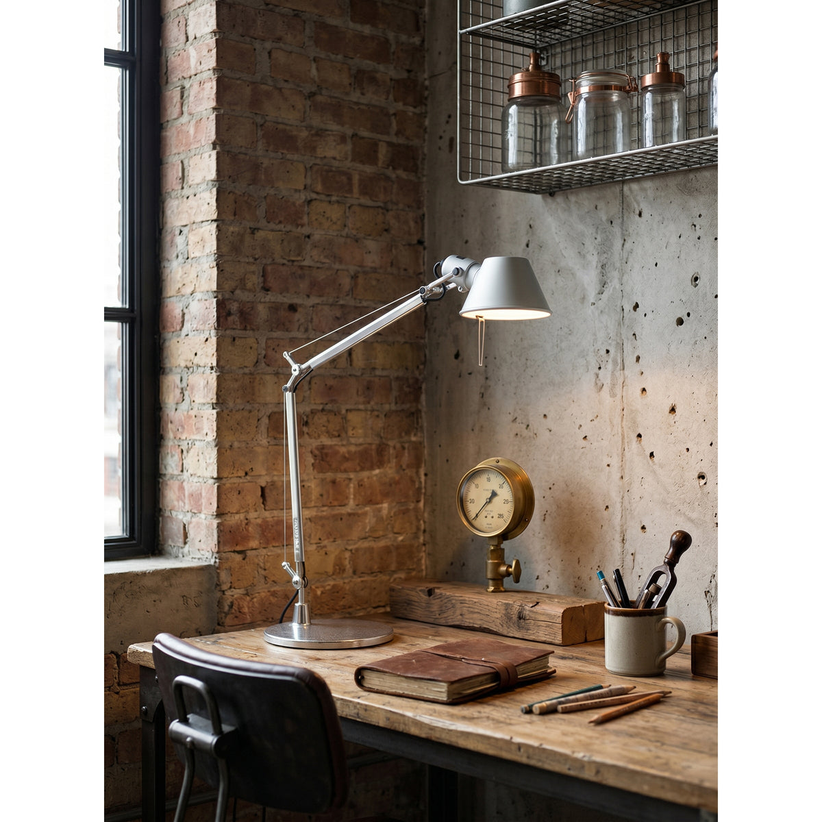 Vaskyl-bordlampe
