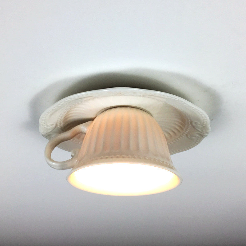 Arisha britisk tekopformet keramisk loftslampe til soveværelset