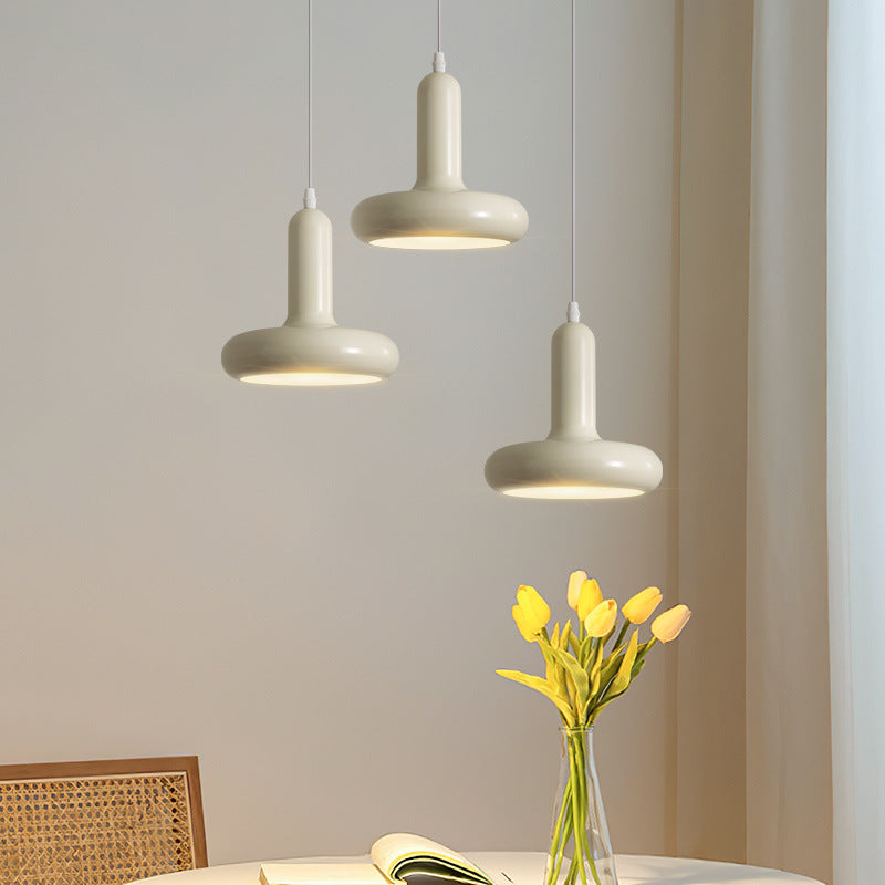 Arisha Modern Minimalist Cream Style Pendant Light White Bedroom
