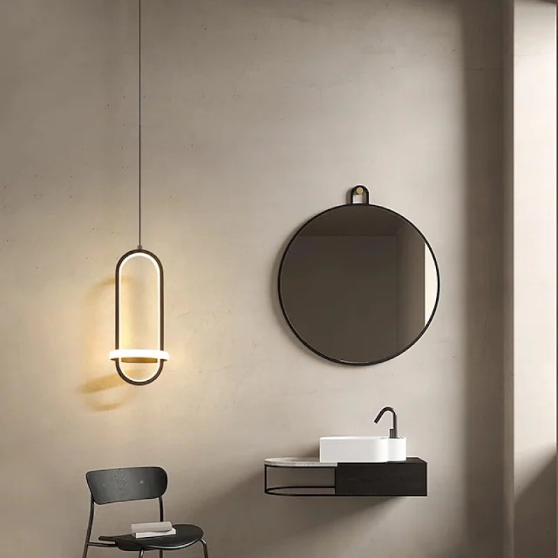 Arisha Modern Minimalist LED Ring Pendant Light Bedsides