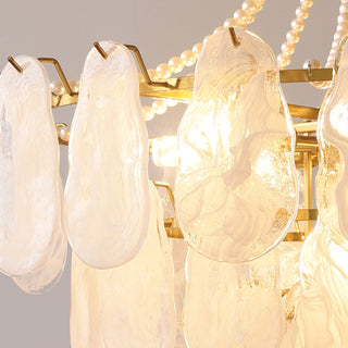 Kirsten Elegant LED Ljuskronor Vit Pärla/Glas/Metall Sovrum/Matsal/Vardagsrum