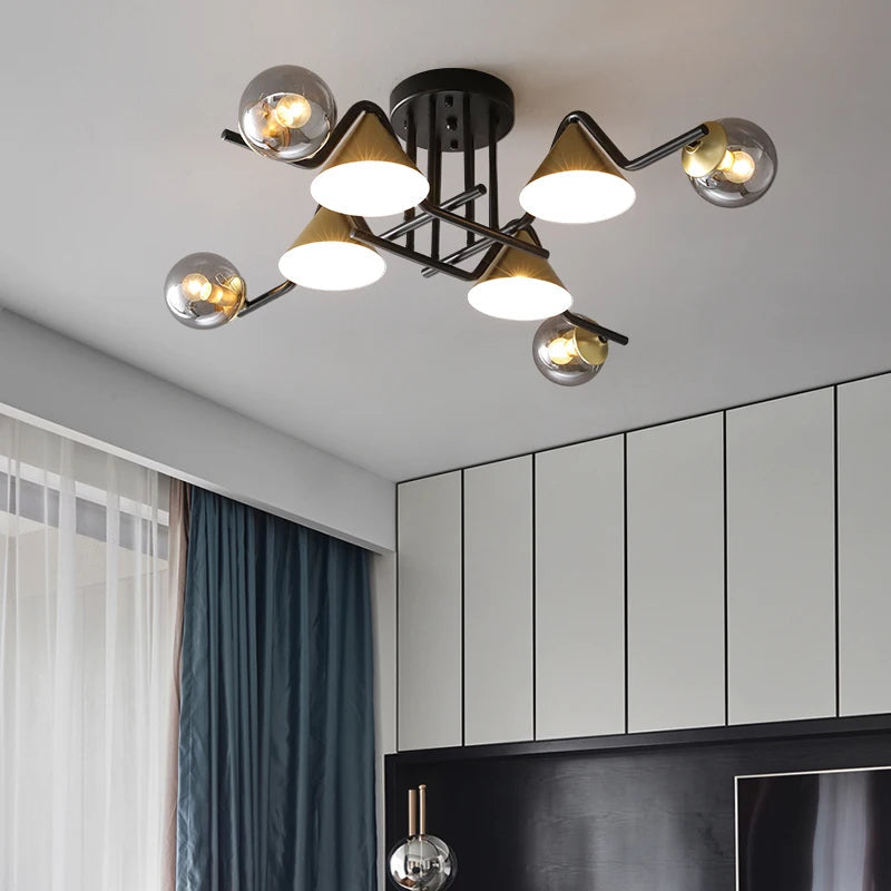 Arisha Design LED-kattovalaisin, makuuhuoneeseen/olohuoneeseen