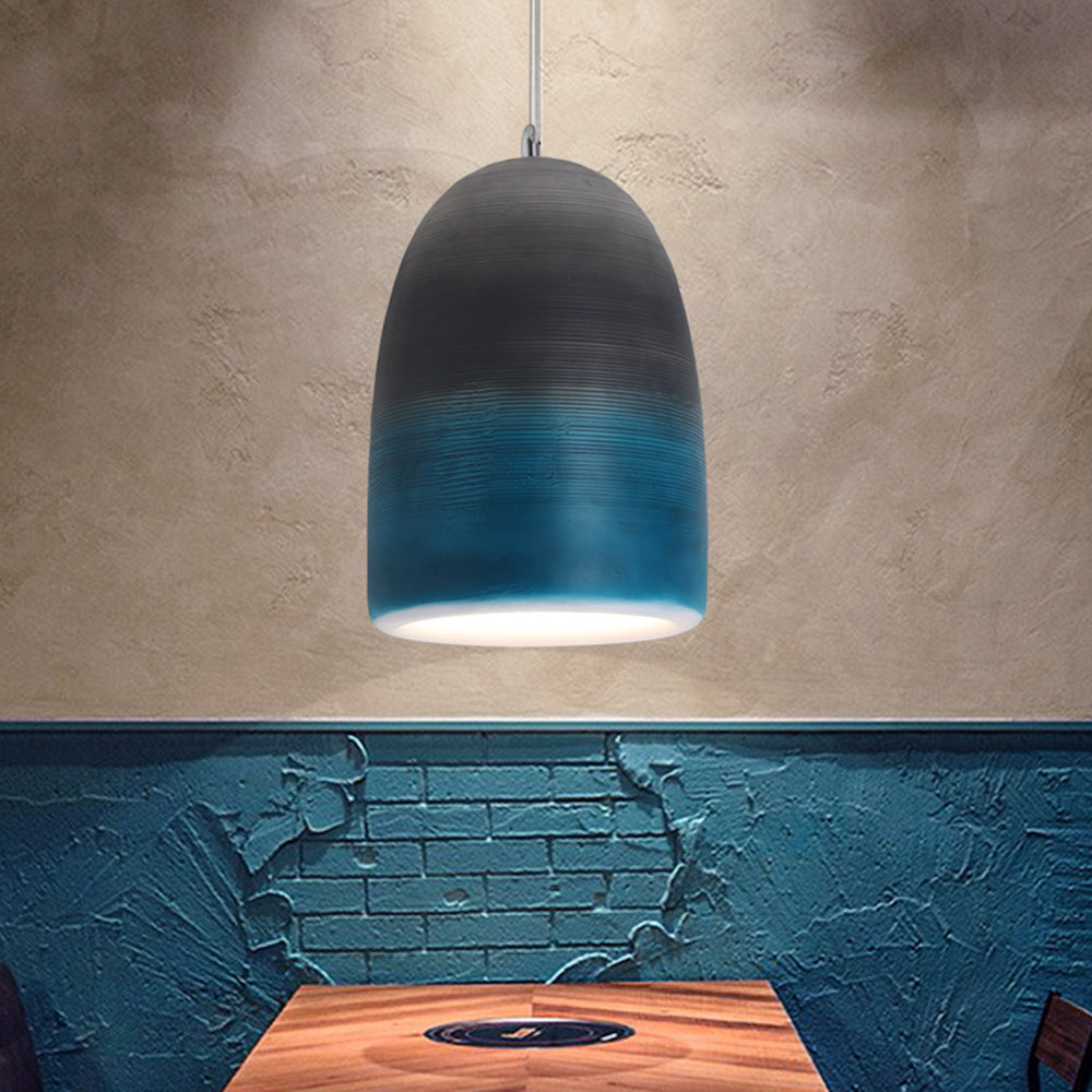 Arisha pendellampa i stenstil, art déco, 3 färger
