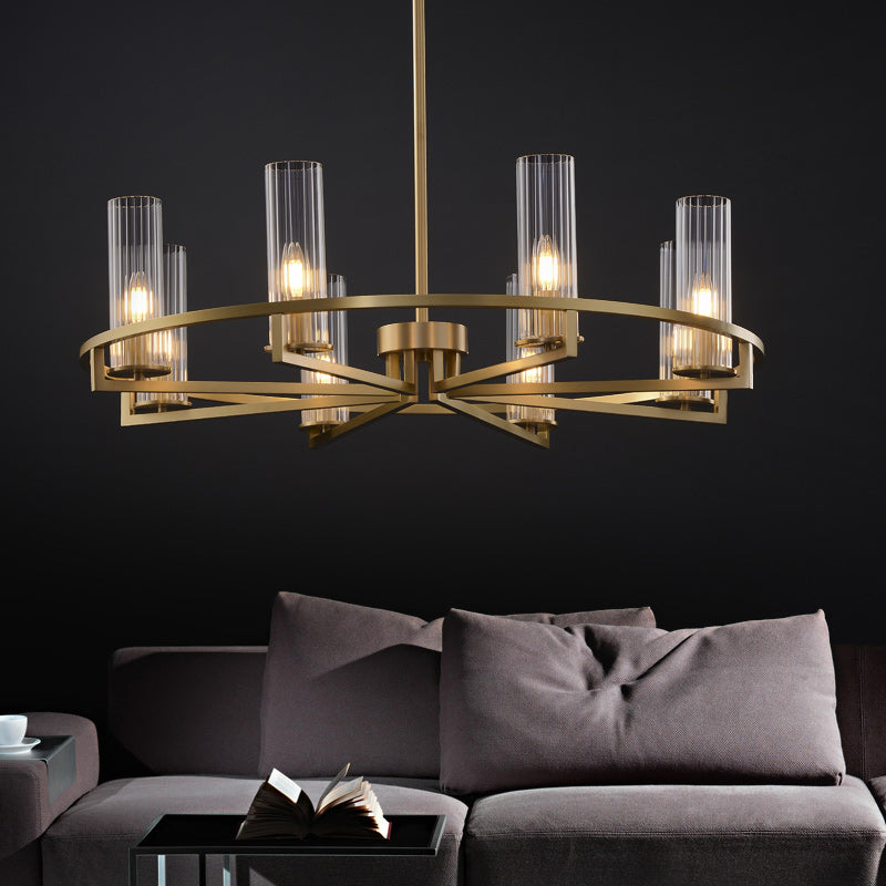 Arisha Postmoderni design-LED-riippuvalaisin, lasi/metalli, olohuone/kylpyhuone