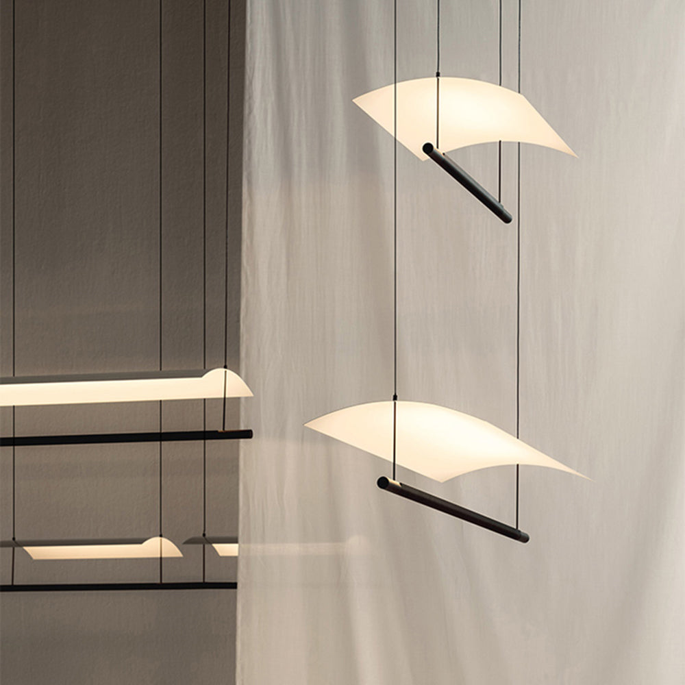 Arisha Minimalist Linear Metal Pendant Light