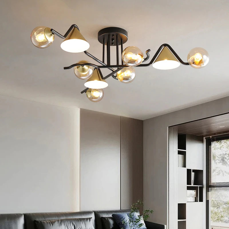 Arisha Design LED-kattovalaisin, makuuhuoneeseen/olohuoneeseen