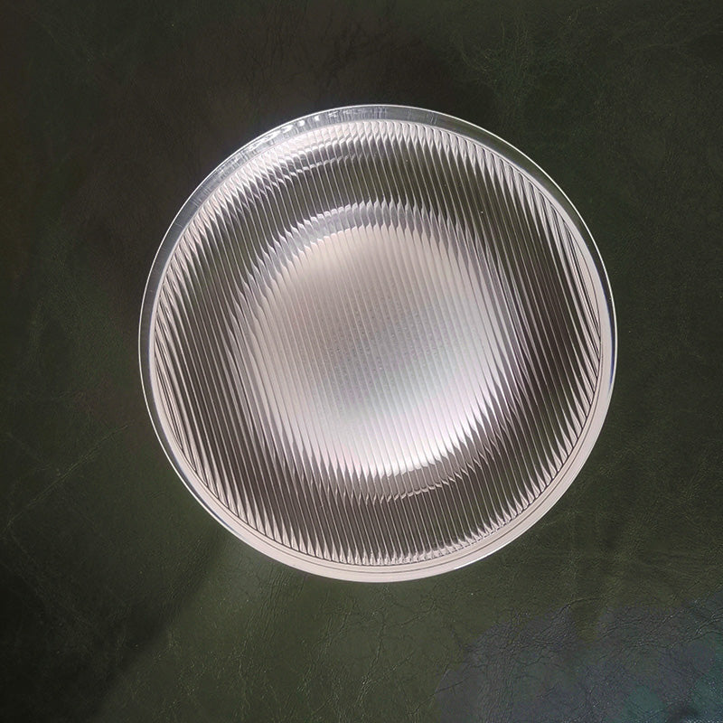 Ray modern miniutomhusvägglampa med bubblor i metall/glas, transparent
