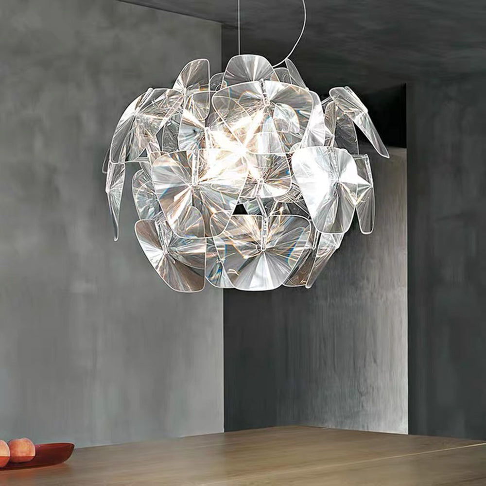 Arisha unik diamantformad blomlampa i metall, vardagsrum
