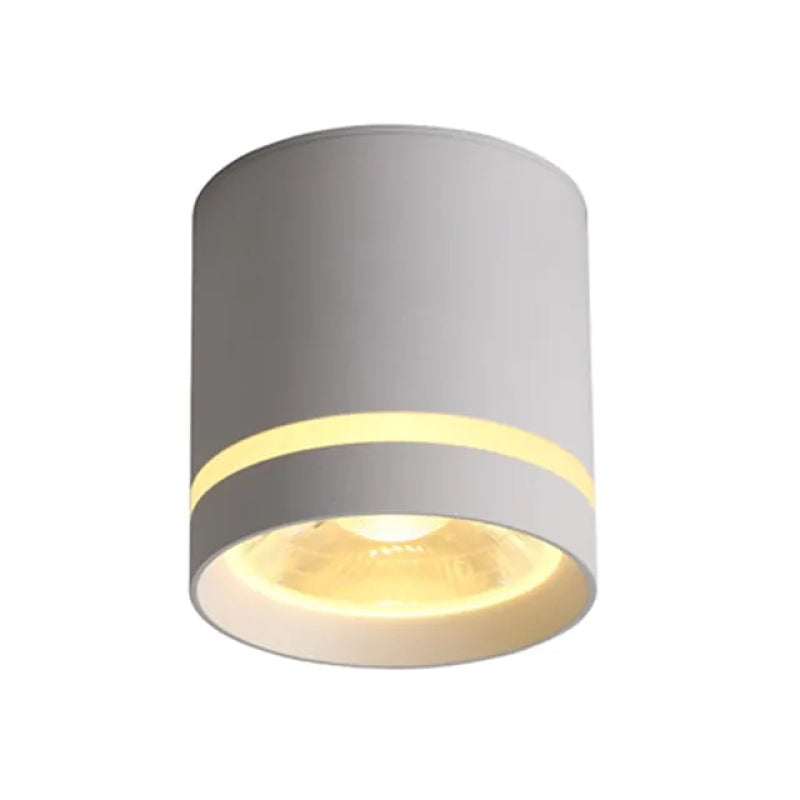 Aria Ceiling Light Mini Modern, White/Black, Bedroom/Living Room
