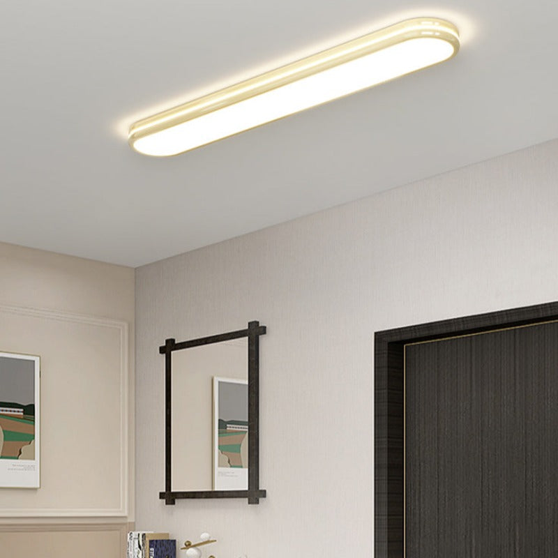 Arisha moderne LED-loftslampe i sort, gul og hvid til stue