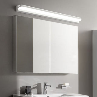 Leigh Vägglampa Rektangulär Modern Akryl Spegel, Svart/Vit/Krom/Guld, Badrum
