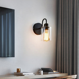 Alessio Retro LED Inomhus Metall/Glas Vägglampa, Guld