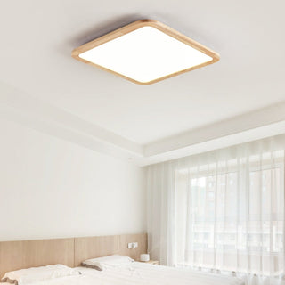Quinn Modern Fyrkant/Avlång LED Taklampa Metall/Trä Träf/Valnöt Sovrum/Vardagsrum