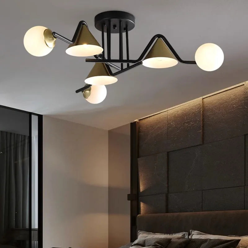 Arisha Design LED-kattovalaisin, makuuhuoneeseen/olohuoneeseen