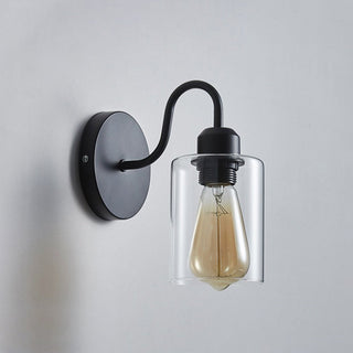 Alessio Retro LED Inomhus Metall/Glas Vägglampa, Guld