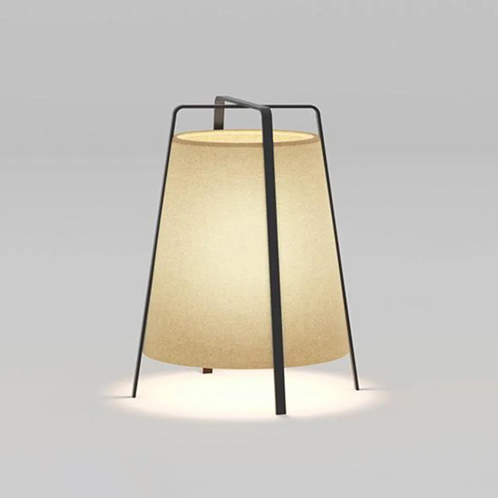 Ritta modern minimalistisk golvlampa i tyg, L/S