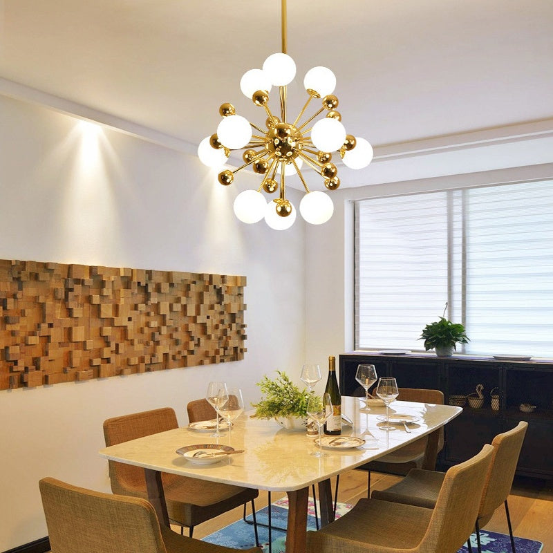 Silva Modern LED-kattokruunu, kullanväristä lasia, olohuoneeseen/ruokailuhuoneeseen/makuuhuoneeseen
